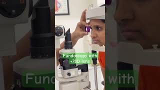 FUNDOSCOPY with 78D lens Retina examination [upl. by Laris595]