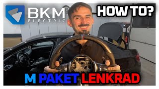 HOW TO  BMW F10 Upgrade M Paket Lenkrad in Minuten installieren [upl. by Chelsea]