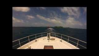 Nordhavn 52 Dirona entering Palmyra Atoll [upl. by Oninrutas36]