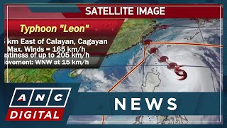 PAGASA Leon seen to intensify into super typhoon may make landfall in Batanes  ANC [upl. by Butte]