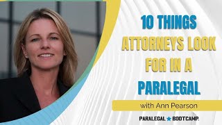 10 Paralegal Skills That Will Get You Noticed By Your Attorney [upl. by Mcnully410]