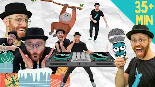 Dance workout Compilation  Happy Birthday DJ Dance DJ Says amp more 🌟  DJ Raphi  Songs for Kids [upl. by Shushan]