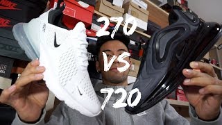 AIR MAX 270 VS AIR MAX 720 ¿CON CUAL TE QUEDAS ANALIZAMOS LOS DOS MODELOS [upl. by Leila]