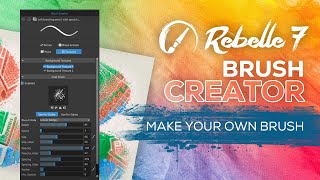 Digital Brush with Traditional Feel Create Yours in Rebelle 7 [upl. by Halbeib]