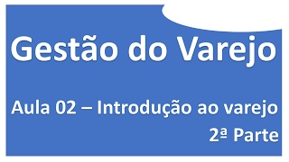 Gestão do Varejo  Aula 02 Introdução ao Varejo 2ª Parte  Professor Ricardo Pinheiro [upl. by Awhsoj]