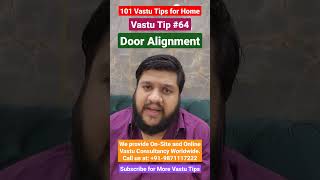 Door Alignment Vastu Tip No 64 Vastu tips viral vastu youtube shorts vastutips shortsfeed [upl. by Engvall]