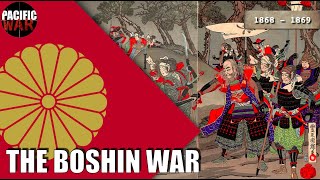 The Boshin War 🇯🇵 A Samurai filled Civil War Japanese History [upl. by Wonacott]