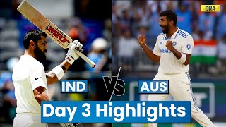 Ind Vs Aus Highlights Virat Kohli Yashasvi Jaiswal Hit Century I India Vs Australia Highlights [upl. by Sherry45]