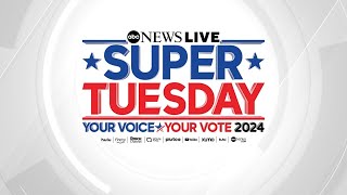 LIVE Super Tuesday coverage as voters head to polls in 2024 primary elections [upl. by Ahsikram]