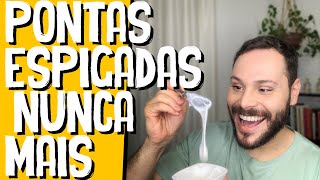 RECEITA CASEIRA PARA TRATAR PONTAS ESPIGADAS [upl. by Nodnas]