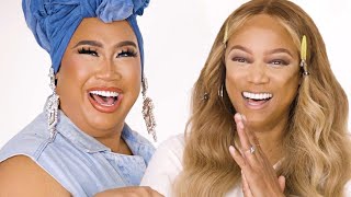 TYRA BANKS MAKEUP TRANSFORMATION  PatrickStarrr [upl. by Leirbma]