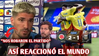 ASÍ REACCIONÓ el MUNDO a la VICTORIA HISTORICA de COLOMBIA vs ARGENTINA 21 DE PAUL FUERTES PALABRAS [upl. by Burnett]