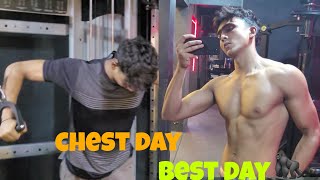 vlog 6 chest day best day ll full chest Workout 🥰ll [upl. by Coad448]