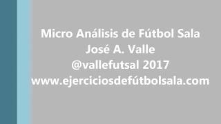 Micro Análisis de Acción defensiva de fútbol sala presión tras pérdida [upl. by Oetam]