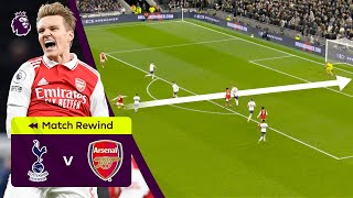 Spurs vs Arsenal  OG amp Ødegaard Long Range Goal  Premier League Highlights [upl. by Yadroc]