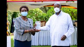 PRESIDENT MUSEVENI CELEBRATES LEGACY OF SERVICE ATRETIREMENT CEREMONY FOR DEBORAH KATURAMU [upl. by Elberfeld]