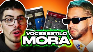 Mezclando VOCES de REGGAETON estilo MORA 🔥 Microdosis [upl. by Zendah396]