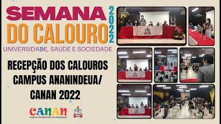 Recepção Calouros 2022  Universidade Saúde e Sociedade [upl. by Dredi]