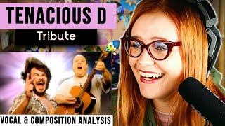 Vocal Coach 1ST TIME Reaction to TENACIOUS D  “Tribute” Analysis [upl. by Eerised]