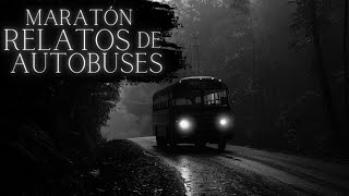 MARATÓN 11 HISTORIAS de TERROR de AUTOBUSES en CARRETERA Recopilación Vol 46 [upl. by Leiand]