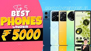 Top 5 Best Smartphone Under 5000 in April 2024  Best EntryLevel Phone Under 5000 in INDIA 2024 [upl. by Uos]