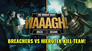 ERROR 4040K Kill Team Battle Report Necron Hierotek Vs Navy Breachers [upl. by Gordan]