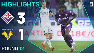 FIORENTINAVERONA 31  HIGHLIGHTS  Kean hattrick for the Viola  Serie A 202425 [upl. by Yeslaehc]