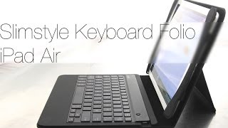 Test du Slimstyle Keyboard Folio iPad Air by Mac4Ever [upl. by Inattirb]