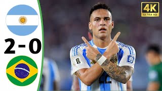 Argentina vs Brazil 20 • World Cup Qualifiers 2026 🔥🥶• Highlights and All Goals 2026 [upl. by Rot]