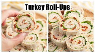 Turkey Roll Ups Turkey Pinwheels [upl. by Atiniv]