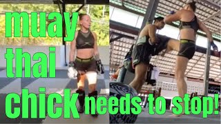 She needs to stop Muay Thai Chick [upl. by Cordell]