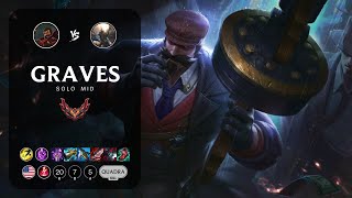 Graves Mid vs Pantheon  NA Grandmaster Patch 1323 [upl. by Ennaeirrac]