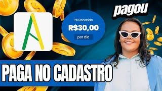 GANHE R30 NO CADASTRO NO PIX NOVO SITE PARA GANHAR DINHEIRO ASSISTINDO ANÚNCIOS [upl. by Idak]