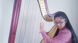 G VerdalleJ Massenet Melodie Op 10 No 5 harp arrangement [upl. by Kowtko872]