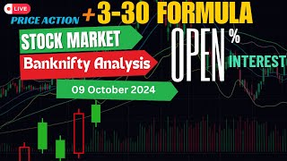 330 Formula BankNifty Option Trading Live9 OctoberTTT Formula Banknifty Live Trading 330formula [upl. by Laryssa]