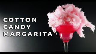 How To Make The Cotton Candy Margarita a Valentines Day Cocktail  Booze On The Rocks [upl. by Modestia]