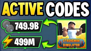 NEW STRONGMAN SIMULATOR CODES 2023  ROBLOX STRONGMAN SIMULATOR CODES [upl. by Rrats]