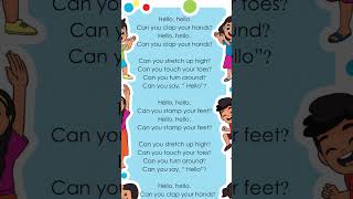 Hello Hello  Rhyme  Nursery Education rhyme nurseryrhyme [upl. by Combe250]