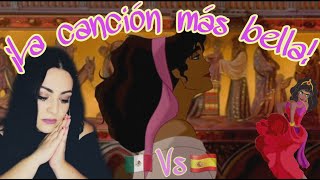 Española reaccionando a quotDIOS AYUDE A LOS MARGINADOSquot ESMERALDA  doblaje LATINO VS CASTELLANO [upl. by Ianaj]