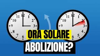 Ora solare 2024 quando dobbiamo spostare le lancette degli orologi [upl. by Ahsocin943]