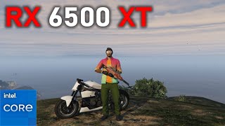 GTA V Online  RX 6500 XT  i3 12100F [upl. by Rochester842]