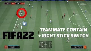 FC24  THE ART OF DEFENDING 1  TEAMMATE CONTAIN  RIGHT STICK SWITCH  INDEPTH TIPSampTRICKS [upl. by Llebyram]