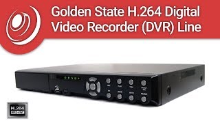 Golden State H264 Digital Video Recorder DVR Line [upl. by Yruj]