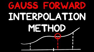 33 Gauss Forward Interpolation Method  Derivation  Example  Numerical Methods [upl. by Valsimot334]