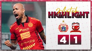 HIGHLIGHT  Persija 41 Madura United FC BRI Liga 1 20242025 [upl. by Ezequiel]