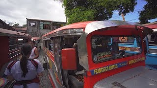 Philippines Jeep ride from Francisco Homes to SM SJDM [upl. by Twelve]