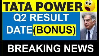 TATA POWER Q2 RESULTS 2023 DATE ⚫ TATA POWER STOCK PRICE NEWS TARGET ⚫ RATAN TATA ⚫ [upl. by Naleek]