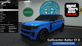 Gallivanter Baller STD  Customization and Review  GTA Online The Chop Shop  Review in 4K [upl. by Lunt]