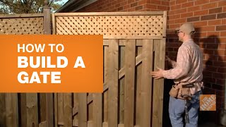 How To Build A Gate With Bonus Lattice Feature [upl. by Aidnyl]