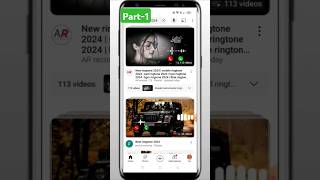 YouTube ki ringtone set kaise karen  YouTube video par se gaana ka ringtone set kaise Kare [upl. by Arremat]